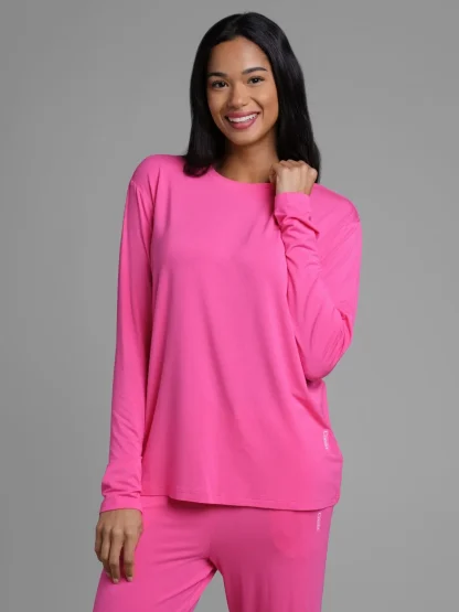 Long-Sleeve Lounge T-Shirt - Black