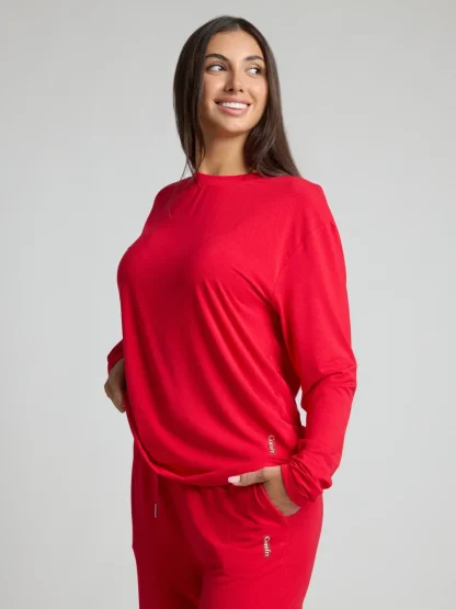 Long-Sleeve Lounge T-Shirt - Black