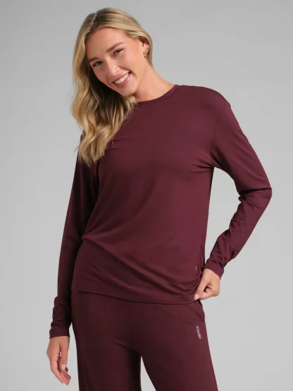 Long-Sleeve Lounge T-Shirt - Black