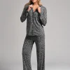 Long-Sleeve Pajama Set - Cherry Blossom