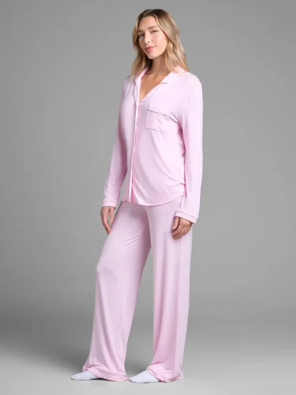 Long-Sleeve Pajama Set - Cherry Blossom