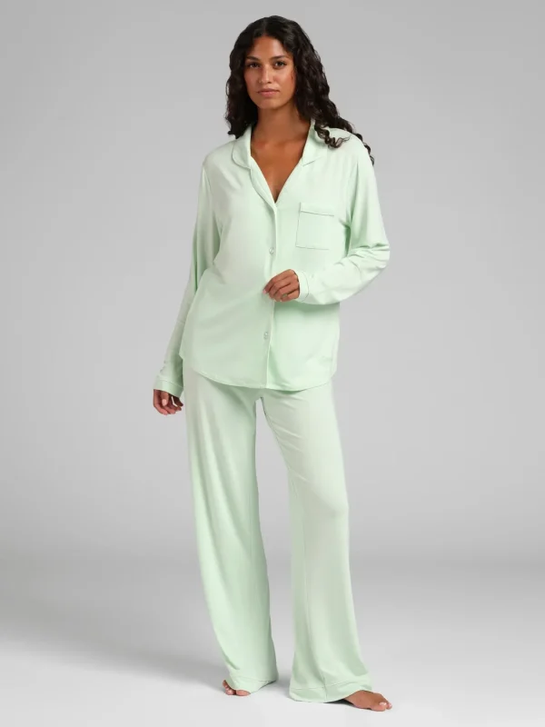 Long-Sleeve Pajama Set - Cherry Blossom