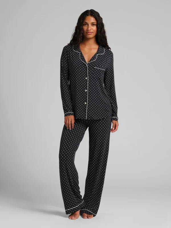 Long-Sleeve Pajama Set - Cherry Blossom