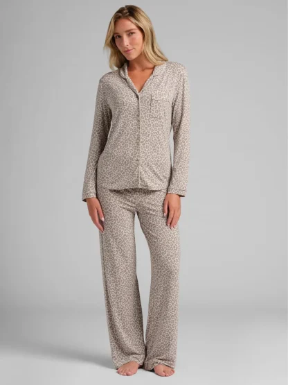Long-Sleeve Pajama Set - Cherry Blossom