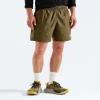 Men's 7-Inch Embossed Active Shorts - Brown