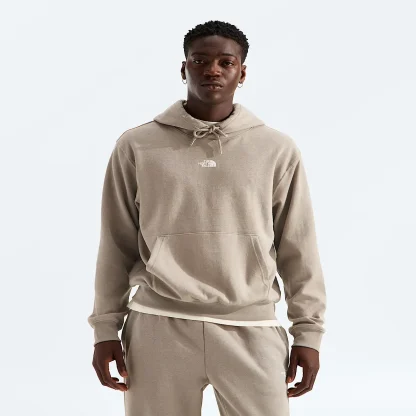 Men's Double-Knit Hoodie - Stone