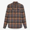 Men's Double-Pocket Flannel Work Shirt
