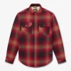 Men's Fleece-Lined Flannel Shirt Jacket