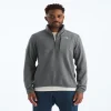 Men's Fleece Quarter-Zip Pullover - Gray