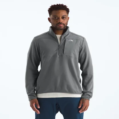 Men's Fleece Quarter-Zip Pullover - Gray