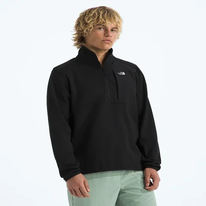 Men's Fleece Quarter-Zip Pullover - Gray