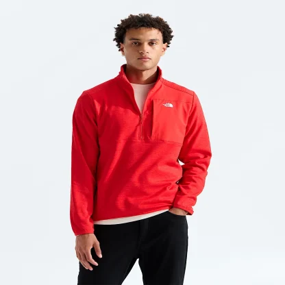 Men's Fleece Quarter-Zip Pullover - Gray