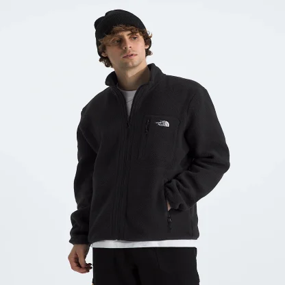 Men's Full-Zip Fleece Jacket - Black