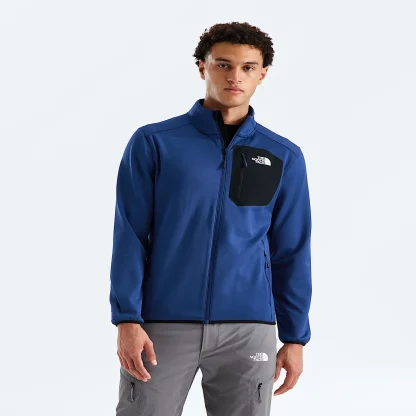 Men's Full-Zip Fleece Jacket - Gray