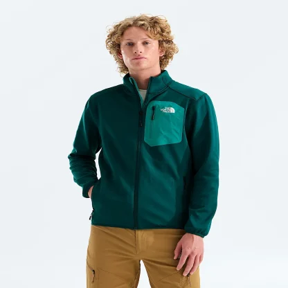 Men's Full-Zip Fleece Jacket - Gray