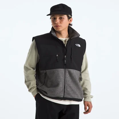 Men's Full-Zip Fleece Vest - Black