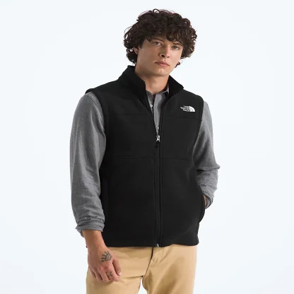 Men's Full-Zip Fleece Vest - Gray