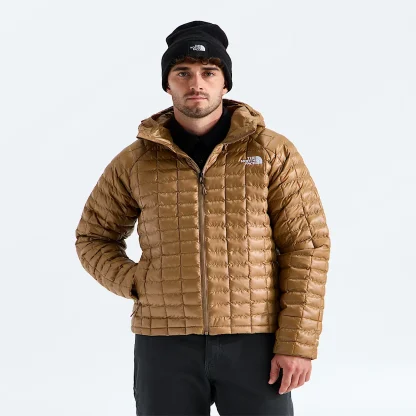Men's Hooded Insulated Jacket - Black