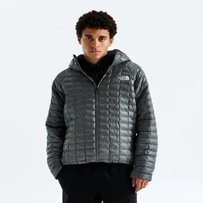 Men's Hooded Insulated Jacket - Black