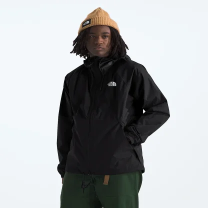 Men's Hooded Rain Jacket - Gray