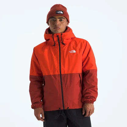 Men's Hooded Rain Jacket - Gray