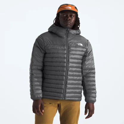 Men's Insulated Hooded Jacket - Gray