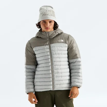 Men's Insulated Hooded Jacket - Gray