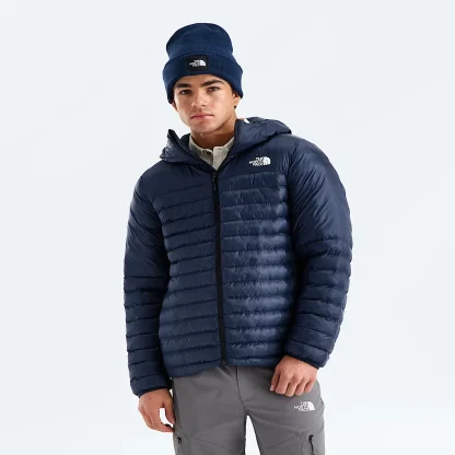 Men's Insulated Hooded Jacket - Gray