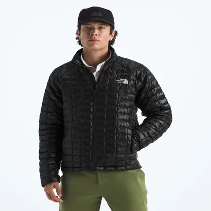 Men's Insulated Puffer Jacket - Black