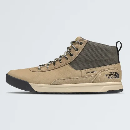 Men's Mid Waterproof Boots - Black and Khaki