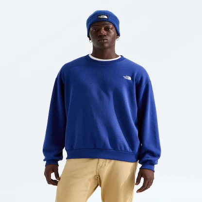 Men's Oversized Crewneck Sweatshirt - Black