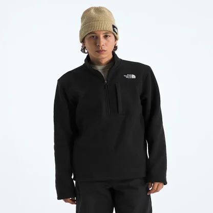 Men's Quarter-Zip Fleece Pullover - Black