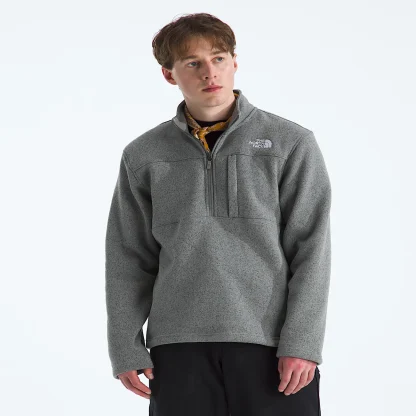 Men's Quarter-Zip Fleece Pullover - Black