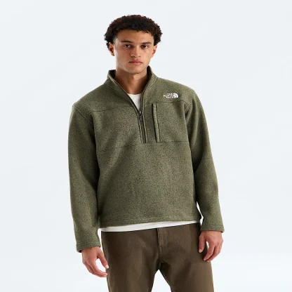 Men's Quarter-Zip Fleece Pullover - Black
