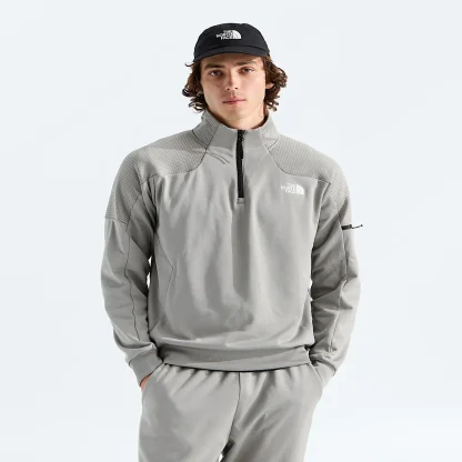Men's Quarter-Zip Fleece Pullover - Stone