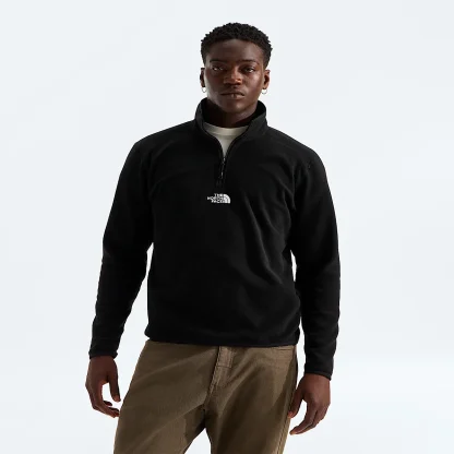 Men's Quarter-Zip Fleece Pullover - Stone