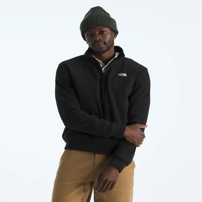 Men's Quarter-Zip Pullover - White
