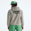 Men's Regular Fit Graphic Hoodie - Stone