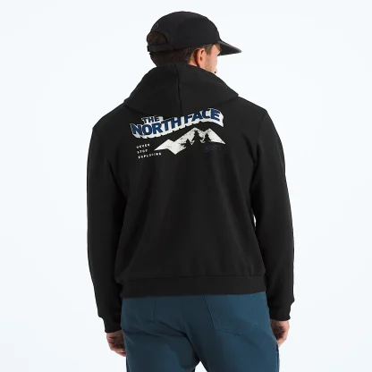Men's Regular Fit Graphic Hoodie - Stone