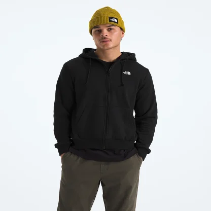 Men's Regular Full-Zip Hoodie - Black