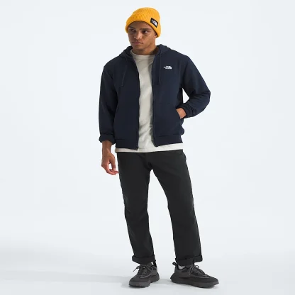 Men's Regular Full-Zip Hoodie - Black
