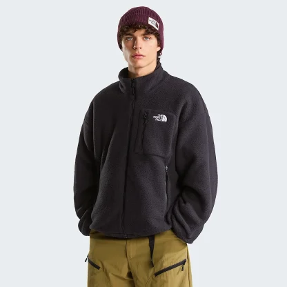 Men's Reversible Fleece Jacket - Khaki