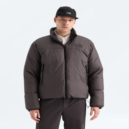 Men's Reversible Insulated Jacket - Burgundy/Black