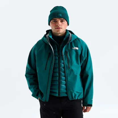 Men's Waterproof Hooded Jacket - Red