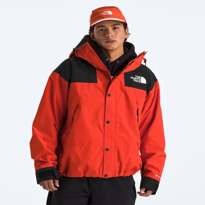 Men's Waterproof Shell Jacket - Red/Black