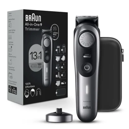 Men's 13-in-1 Grooming Kit With Beard Trimmer, Hair Clipper And Body Groomer