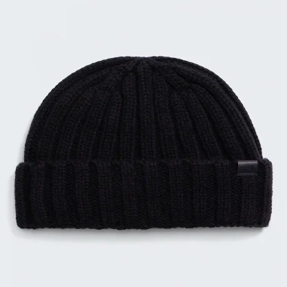 Merino Wool Beanie - Pale Gray Heather