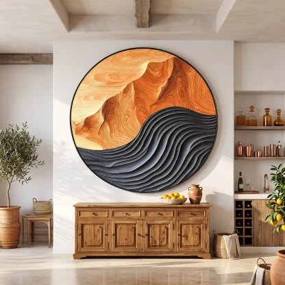 Mid Century Large Sculpture Wall For Entryway Inspiration