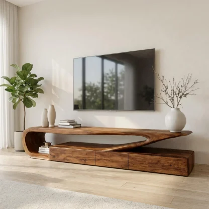 Minimalist TV Console For Living Room