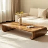 Minimalist Wood Coffee Table Sitting Room Modern Simplicity